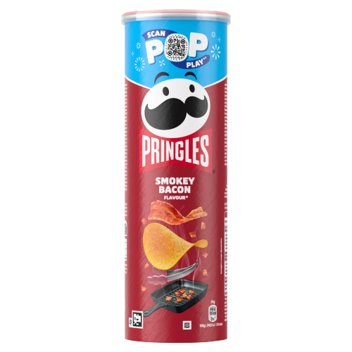 PRINGLES SMOKEY BACON SHARING CRISPS 165G