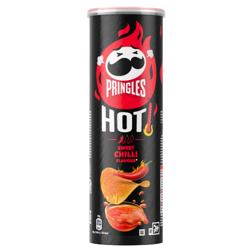 PRINGLES HOT SWEET CHILLI FLAVOUR 160G