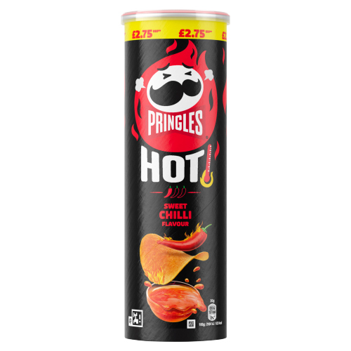 PRINGLES HOT SWEET CHILLI SHARING CRISPS PMP £2.75 160G