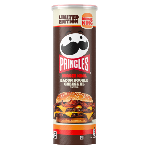 PRINGLES BURGER KING DOUBLE CHEESE 165G