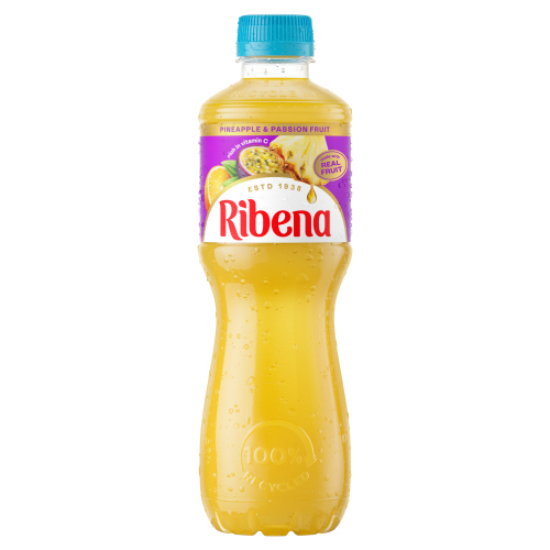 RIBENA PINEAPPLE AND PASSION FRUIT JUICE DRINK NAS 500ML