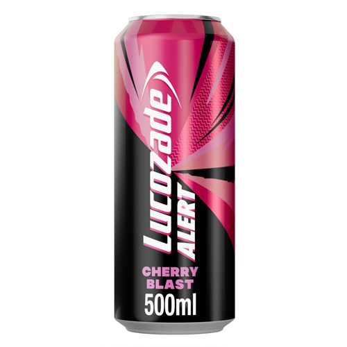 LUCOZADE ALERT CHERRY BLAST 500ML