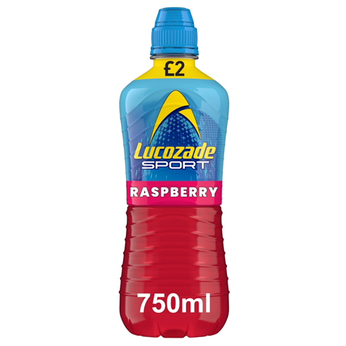 LUCOZADE SPORT DRINK RASPBERRY PMP £2.00 750ML