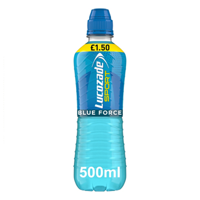 LUCOZADE SPORT BLUE FORCE PMP £1.50 500ML