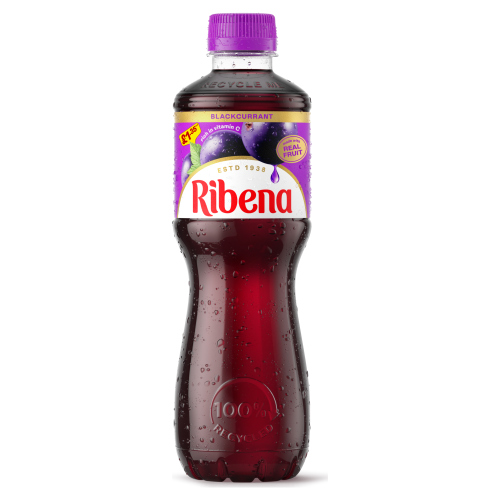 RIBENA BLACKCURRANT PMP £1.35 500ML