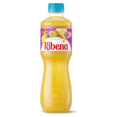 RIBENA PINEAPPLE & PASSIONFRUIT PMP £1.35 500ML
