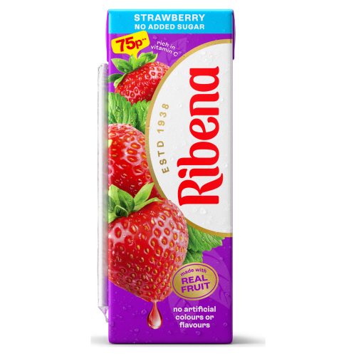 RIBENA STRAWBERRY NAS JUICE PMP 75P 250ML