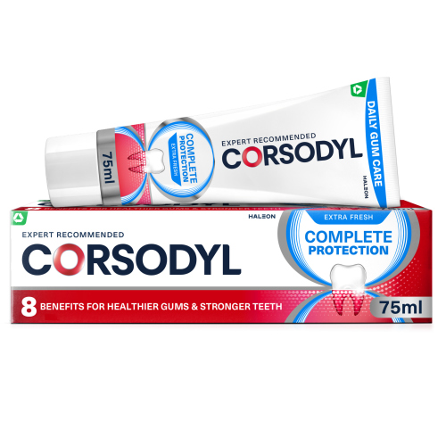 CORSODYL COMPLETE PROTECTION GUM CARE TOOTHPASTE EXTRA FRESH 75ML