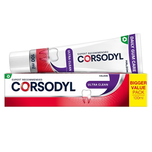 CORSODYL ULTRA CLEAN TOOTHPASTE 12X 100ML