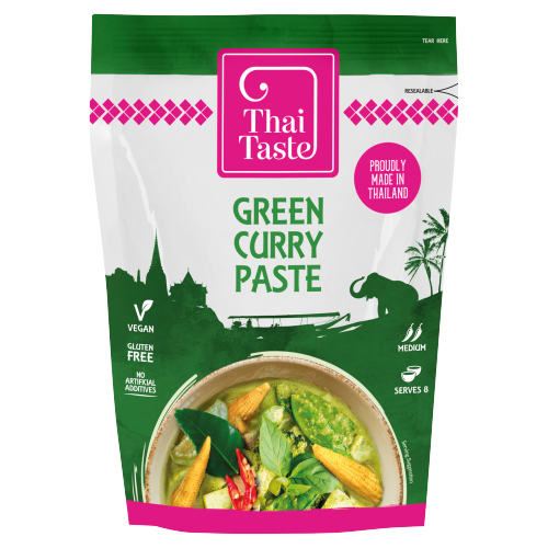 THAI TASTE GREEN CURRY PASTE POUCH 200G