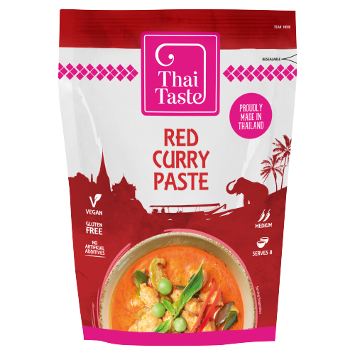 THAI TASTE RED CURRY PASTE POUCH 200G