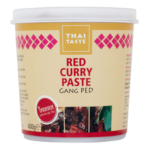 THAI TASTE GANG PED RED CURRY PASTE 400G