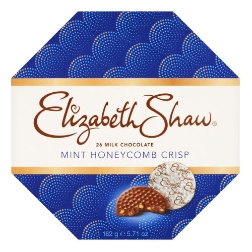 ELIZABETH SHAW MILK MINT HONEYCOMB CRISP 162G