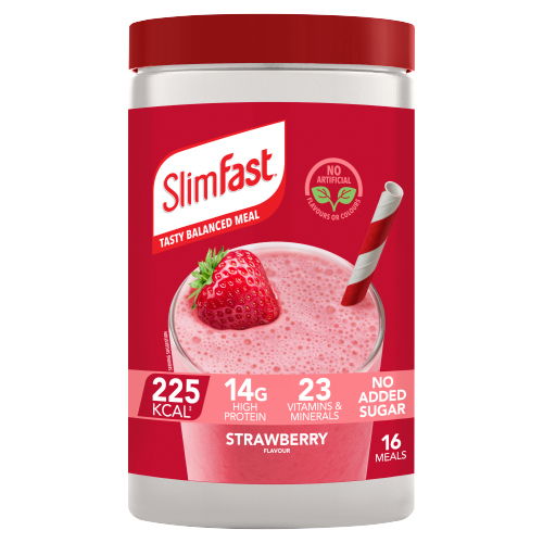 SLIMFAST STRAWBERRY FLAVOUR SHAKE 584G
