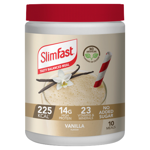 SLIMFAST VANILLA FLAVOUR SHAKE 365G