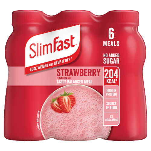 SLIMFAST STRAWBERRY FLAVOUR SHAKE 325ML