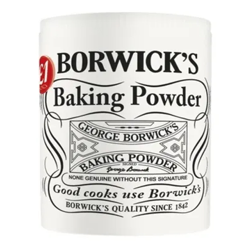 BORWICK'S BAKING POWDER  PMP £1.00 100G