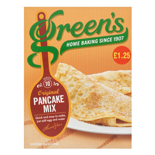 GREEN'S CLASSIC PANCAKE MIX PMP £1.25 232G