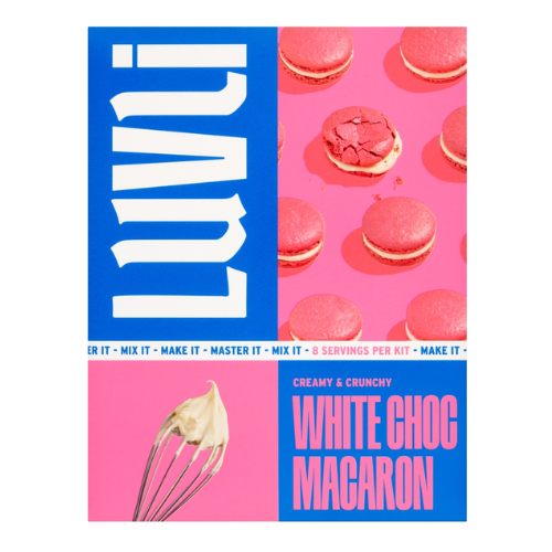 LUVLI WHITE CHOCOLATE MACARONS 192G