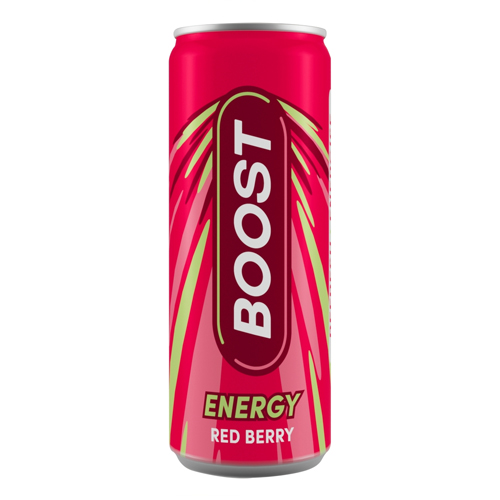 BOOST ENERGY RED BERRY 250ML
