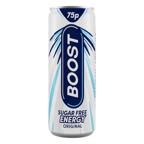 BOOST ENERGY SUGAR FREE PMP 75P 250ML