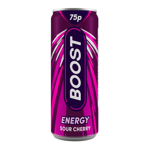 BOOST ENERGY CHERRY BURST PMP 75P 250ML