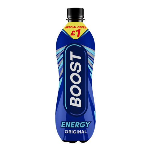 BOOST ENERGY PMP £1.00 500ML