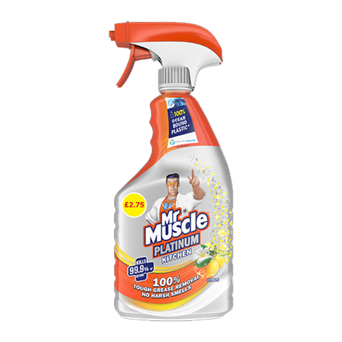 MR MUSCLE PLATINUM KITCHEN CITRUS PMP £2.75 750ML