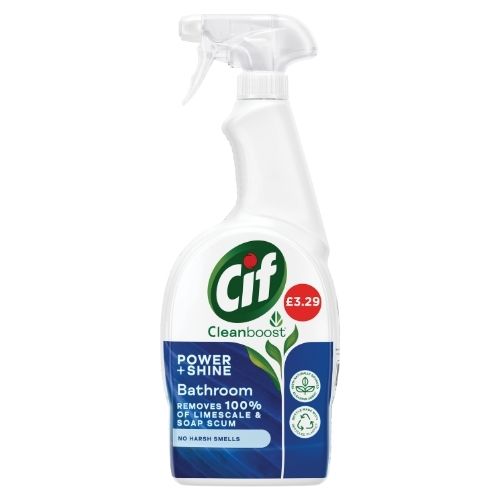 CIF POWER & SHINE BATHROOM SPRAY PMP £3.29 700ML