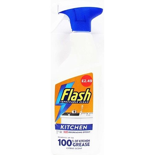 FLASH SPRAY KITCHEN PMP £2.49 500ML