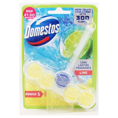 DOMESTOS POWER 5 RIMBLOCK LIME SINGLE PMP £1.50 1S