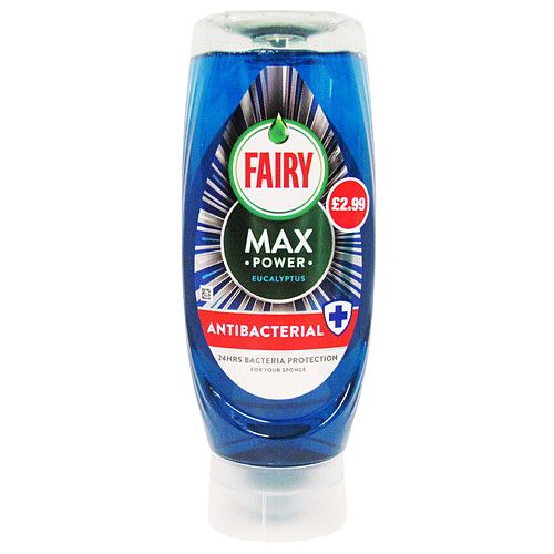 FAIRY MAX POWER WUL ANTI-BACTERIAL PMP £2.99 450ML