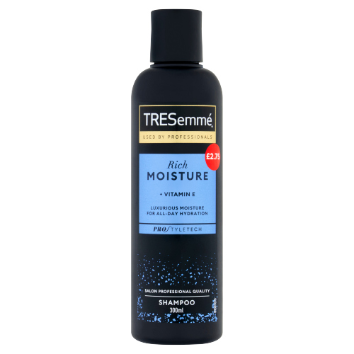 TRESEMME RICH MOISTURE SHAMPOO PMP £2.75 300ML