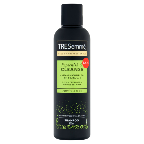 TRESEMME CLEANSE & REPLENISH SHAMPOO PMP £2.75 300ML