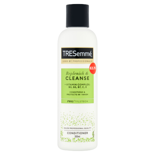 TRESEMME CLEANSE & RELPLENISH CONDITIONER PMP £2.75 300ML