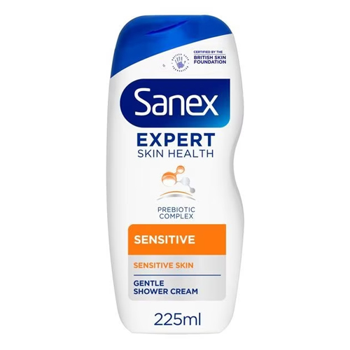 SANEX SHOWER GEL EXPERT SKIN HEALTH SENSITIVE PMP £1.50 225ML