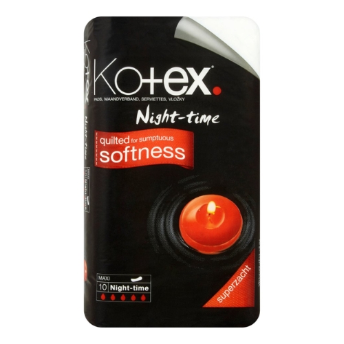KOTEX MAXI NIGHT-TIME PMP £1.99 10PK