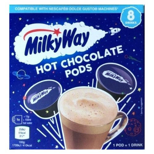 MILKY WAY HOT CHOCOLATE DOLCE GUSTO COMPATIBLE 8 PODS