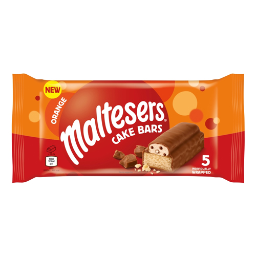 MALTESERS ORANGE CAKE BAR 5PK 131G