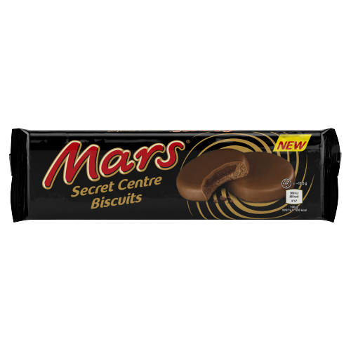 MARS SECRET CENTRE BISCUITS 132G-UK