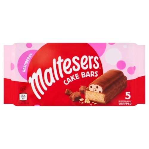 MALTESERS RASPBERRY CAKE BAR 5PK 131G