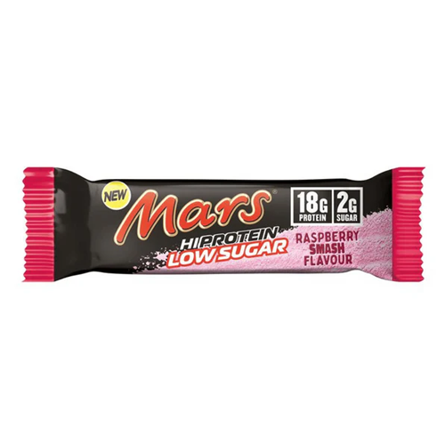 MARS HI-PROTEIN LOW SUGAR RASPBERRY SMASH BAR 55G