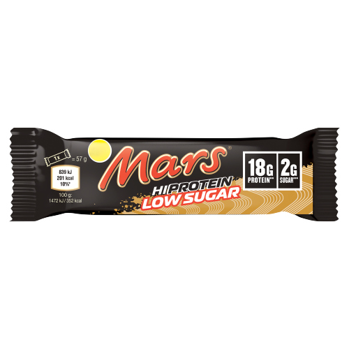 MARS HI PROTEIN LOW SUGAR MILK CHOCOLATE BAR * 57G