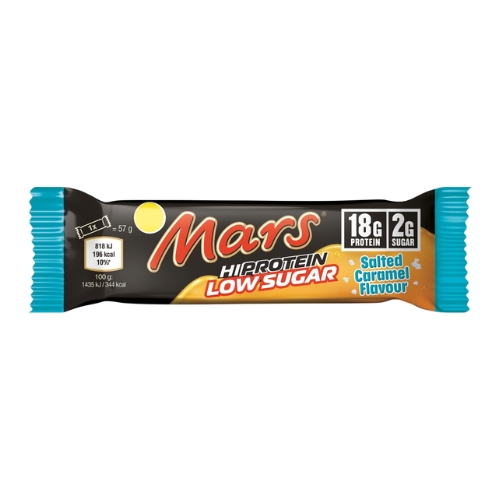 MARS HI-PROTEIN LOW SUGAR BAR SALTED CARAMEL 57G