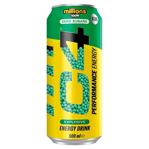 C4 ENERGY MILLIONS APPLE PMP £1.65 500ML