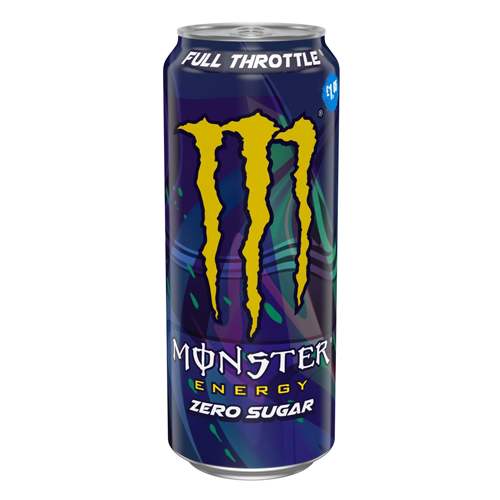 MONSTER ENERGY FULL THROTTLE ZERO SUGAR PMP £1.65 500ML