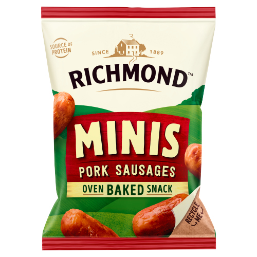 RICHMOND READY TO EAT MINI SAUSAGES 63G
