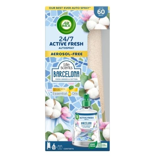 AIRWICK ACTIVE FRESH KIT BARCELONA 204ML