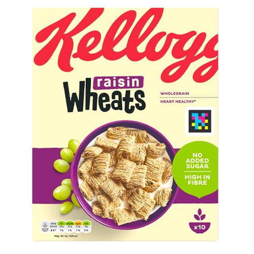 KELLOGG'S RAISIN WHEATS BREAKFAST CEREAL 450G