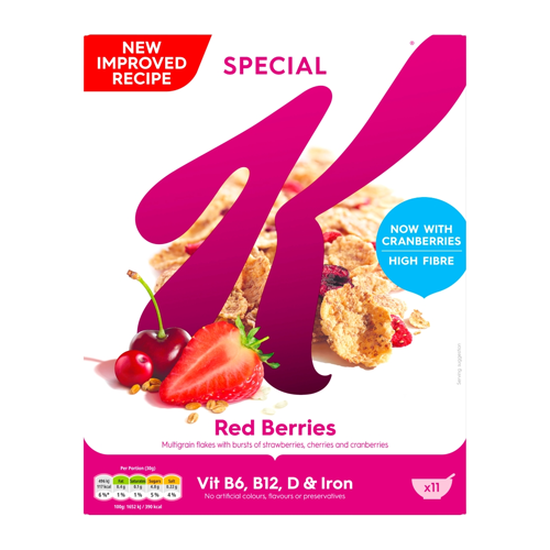 KELLOGG'S SPECIAL K RED BERRIES 330G